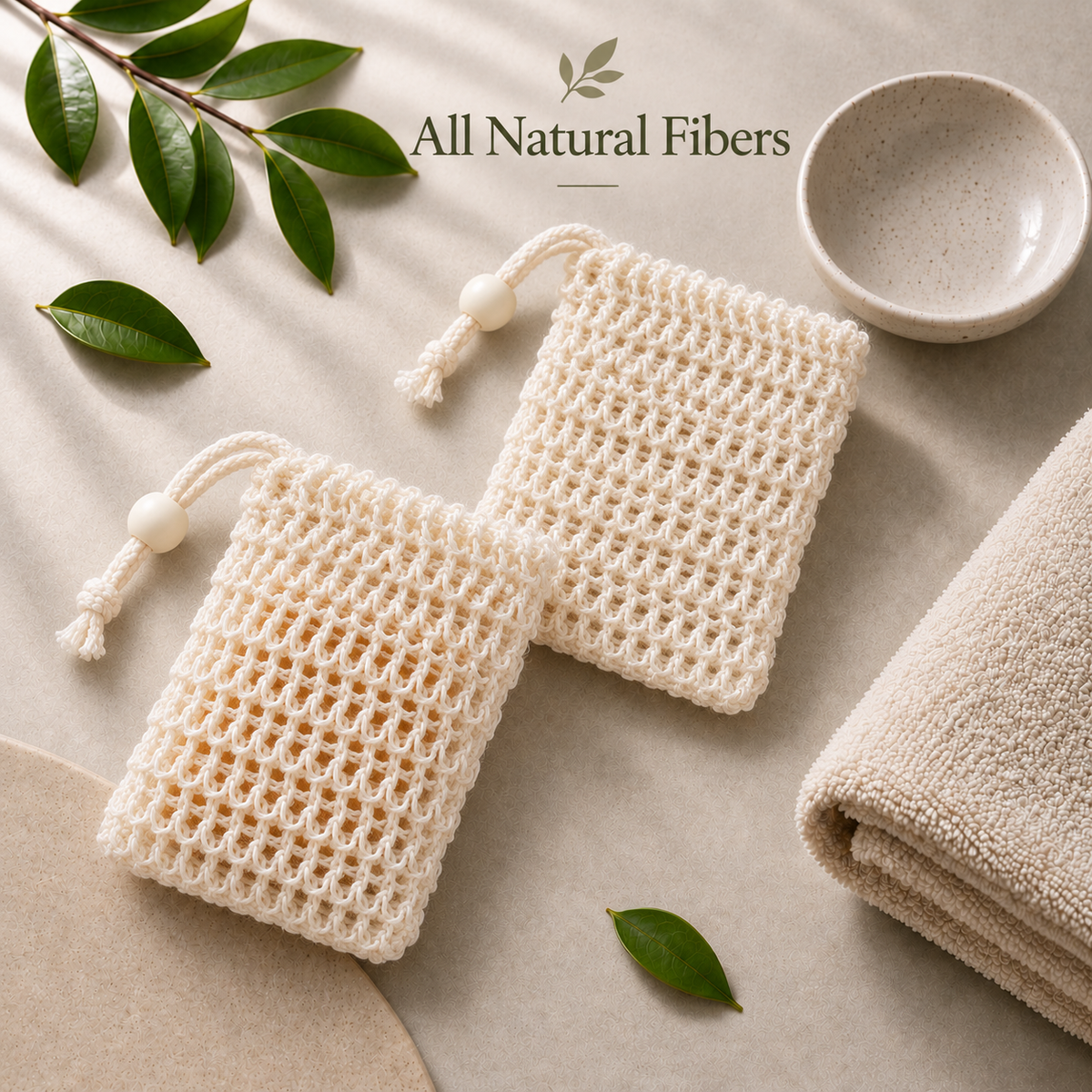 Exfoliating Soap Bag (2 Pack)