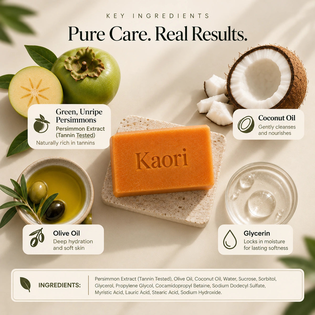Kaori™ Persimmon Soap
